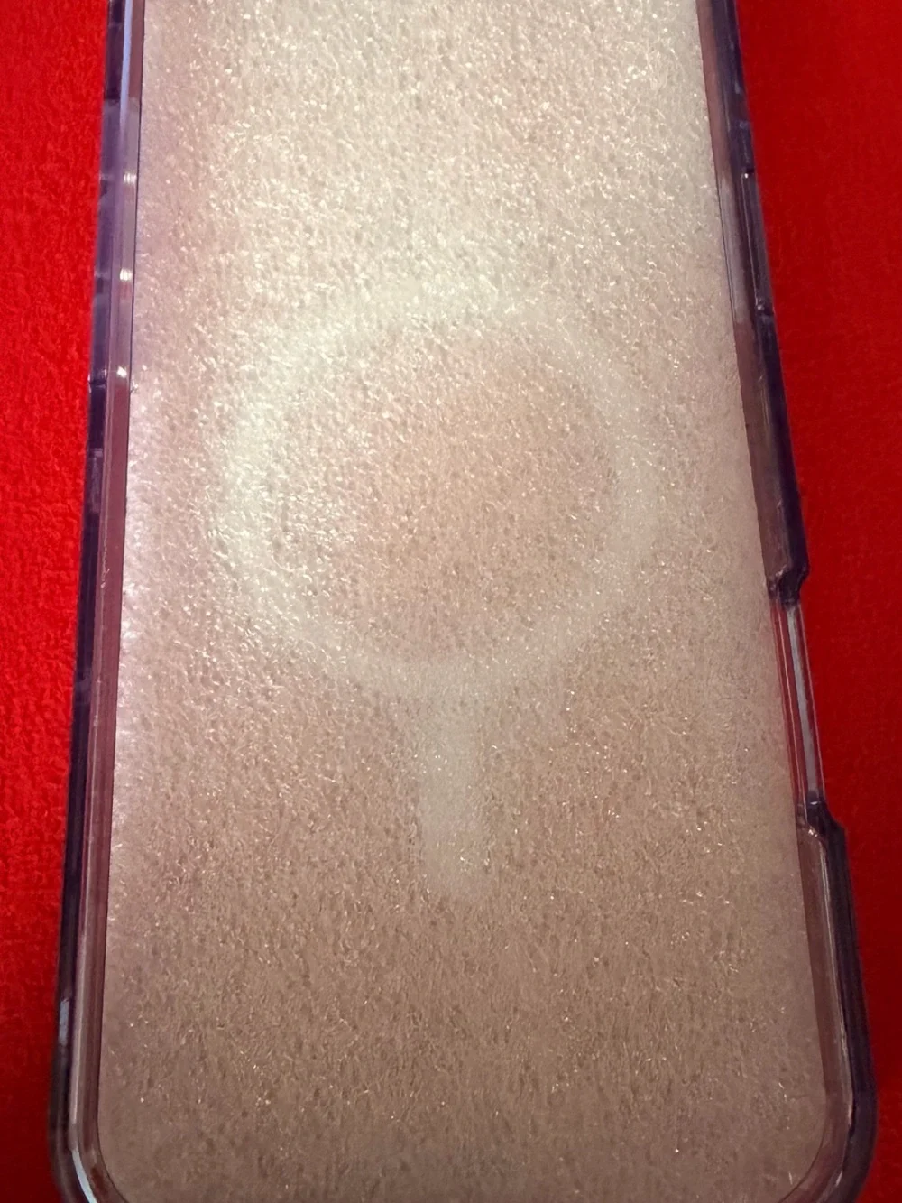 Purple iP 16 Pro Max Magnetic Clear Case